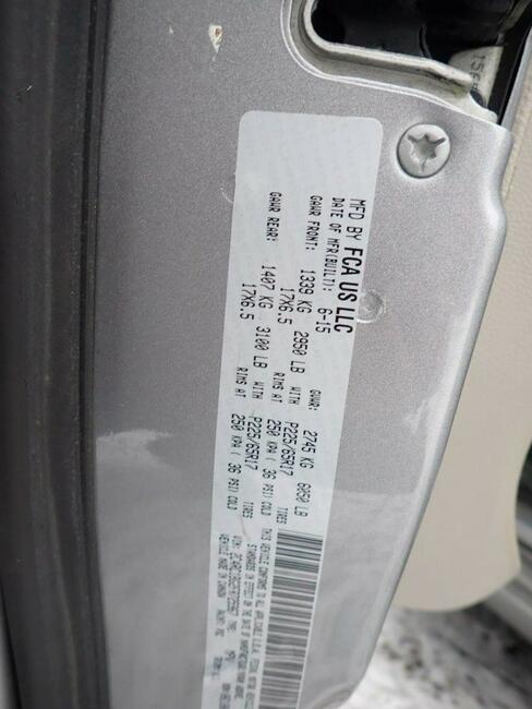 Chrysler Town & Country 2015, 3.6L, po opłatach, Warszawa