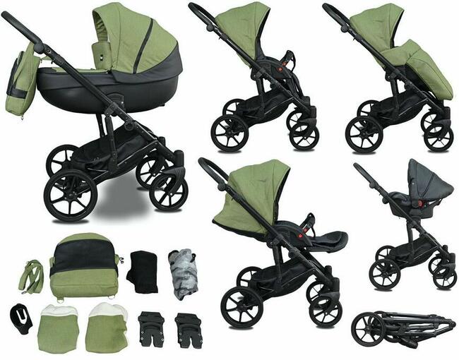 NOWY Wózek Dziecięcy NXT zestaw 3w1 fotelik Samochodowy