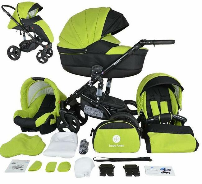 NOWY Wózek Dziecięcy Lameiro zestaw 3w1 Wózki Dziecięce