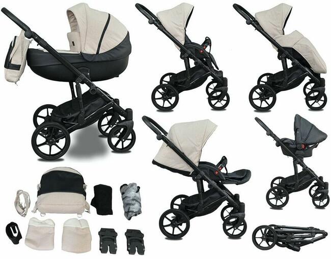 NOWY Wózek Dziecięcy NXT zestaw 3w1 fotelik Samochodowy