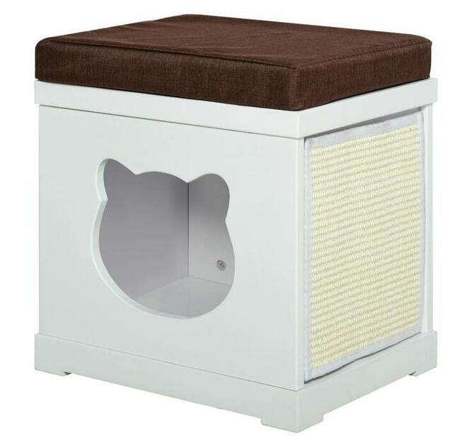 Domek dla kota 2w1 stołek taboret jaskinia dla kota