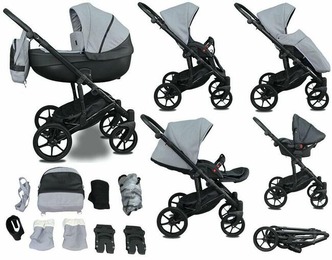 NOWY Wózek Dziecięcy NXT zestaw 3w1 fotelik Samochodowy