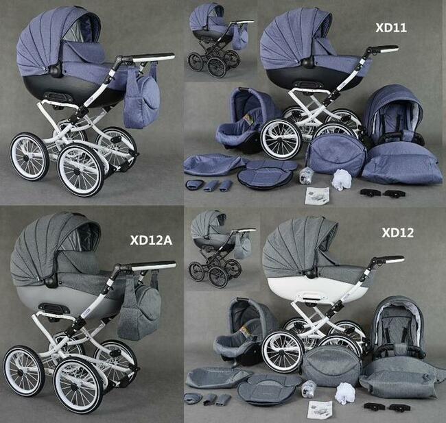 Wózek Dziecięcy Roys Retro zestaw 3w1 babeboss