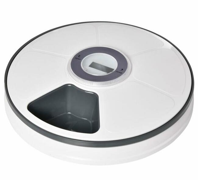 Podajnik karmy 6 komorowy automatyczny