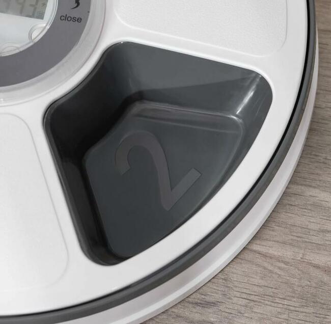 Podajnik karmy 6 komorowy automatyczny