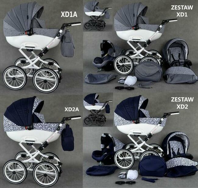 Wózek Dziecięcy Roys Retro zestaw 3w1 babeboss