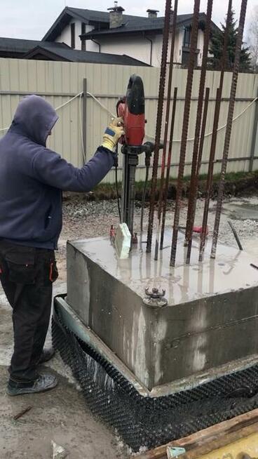 Wiercenie w żelbecie, cięcie stropów, kucie