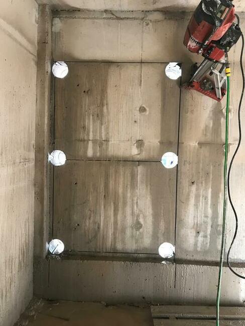 Wiercenie w żelbecie, cięcie stropów, kucie