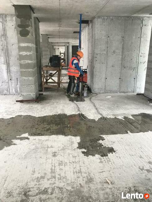 Wiercenie w żelbecie, cięcie stropów, kucie