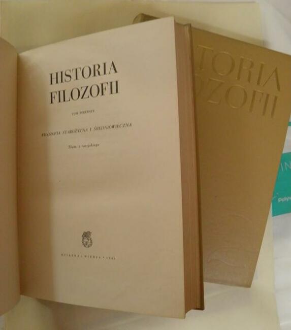 Historia filozofii t. 1 i 2.