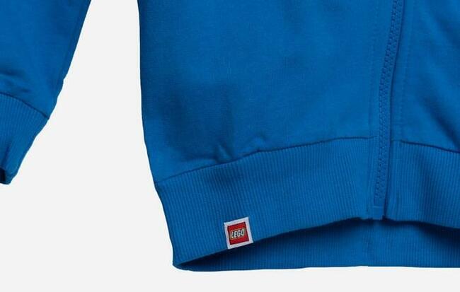 146 Bluza z kapturem Lego Ninjago niebieska zamek