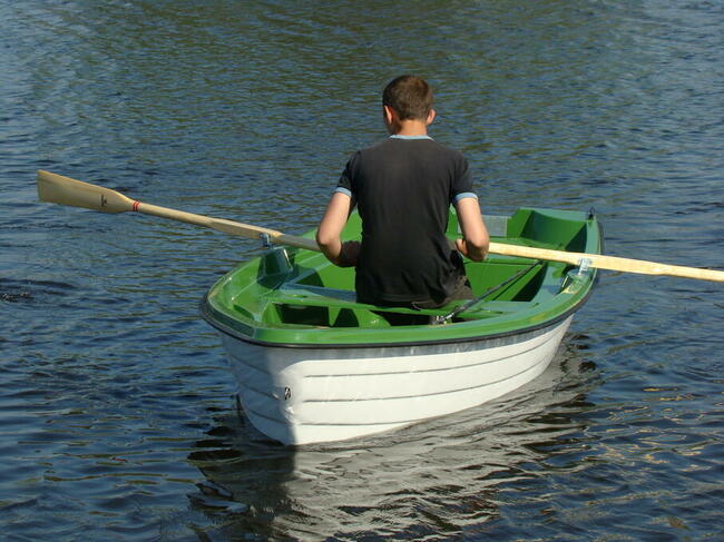 Łódka wędkarska wiosłowa SYRIUS 330 LUX