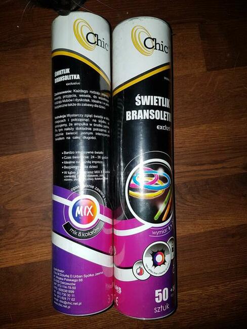 Świecące bransoletki