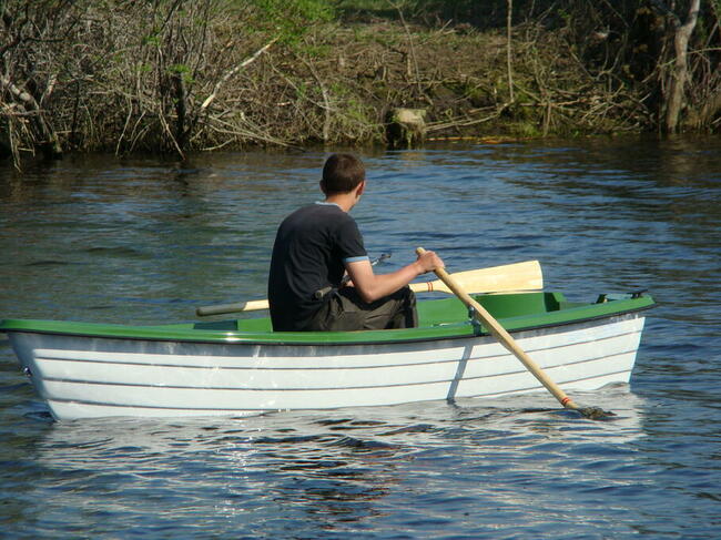 Łódka wędkarska wiosłowa SYRIUS 330 LUX