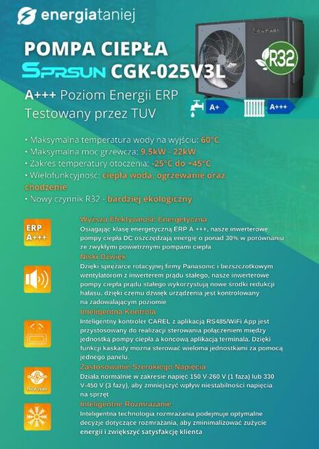 SPRSUN 9,5kW CGK-025V3L