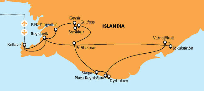Wycieczka objazdowa Jak Lód i Ogień - Islandia - Geotour