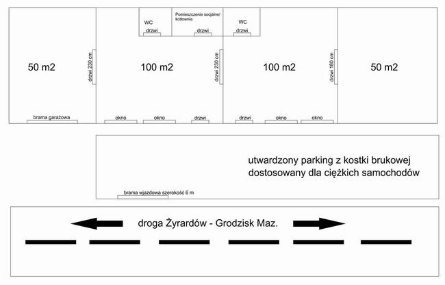 Do wynajęcia hala budynek lokal usługowy handlowy magazynowy
