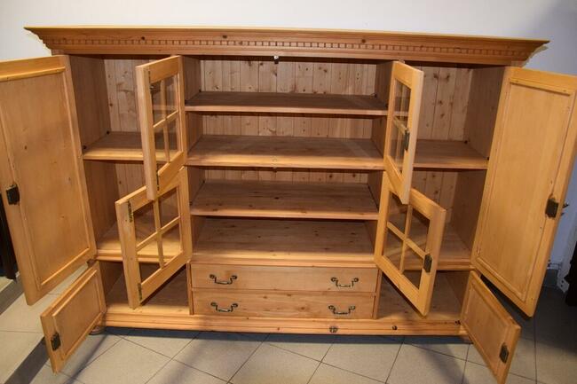 komoda z drewna świerkowego - jak nowa