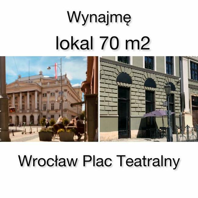 Wrocław centrum-70 metrowy lokal do wynajęcia -9500 netto/mc