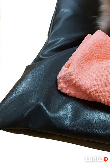 Legowisko posłanie dla psa kota z pasami mocującymi EKOSKÓRA