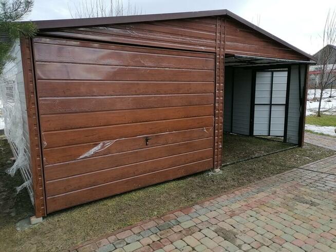 Garaż Drewnopodobny PROFIL Zamknięty 6x5
