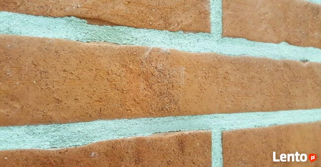 Płytka długa czerwona Spruhkorn ceramiczna postarzana