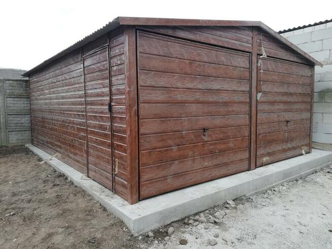 Garaż Drewnopodobny PROFIL Zamknięty 6x5