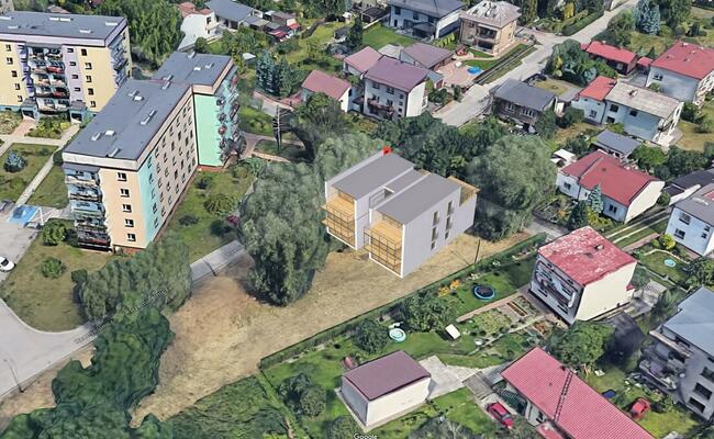 sprzedam działkę z ustalonymi WZ pod apartamentowiec