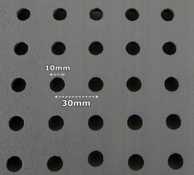 Ruszt żeliwny do kominka kominkowy solidny 29x29