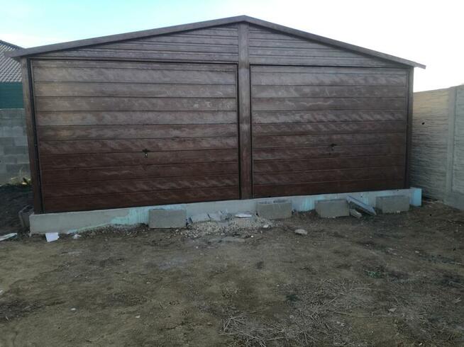 Garaż Drewnopodobny PROFIL Zamknięty 6x5