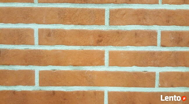 Płytka długa czerwona Spruhkorn ceramiczna postarzana