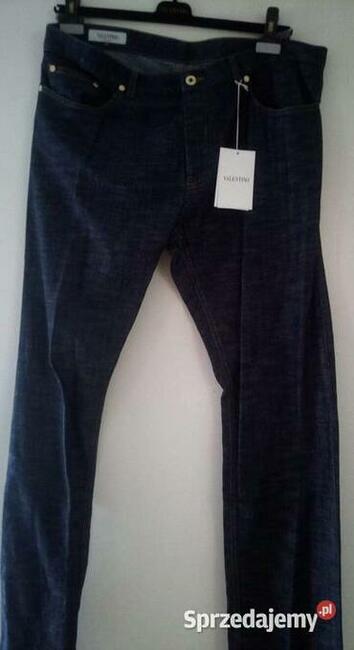 Spodnie męskie nowe jeans marki Valentino rozm 56 czyli XL