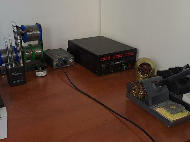 Lutowanie płyt pcb.