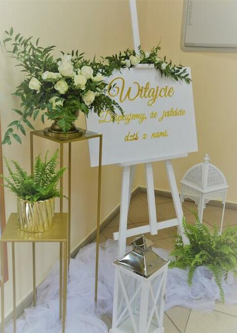 Dekoracje ślubne, sala, kościół, Wedding Designer