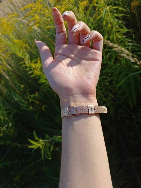 Bransoletka damska stal szlachetna Bvlgari - PREZENT