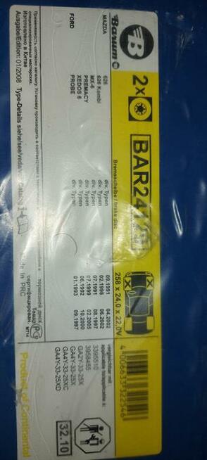 Sprzedasz tarczę chalmucowe plus z klockami