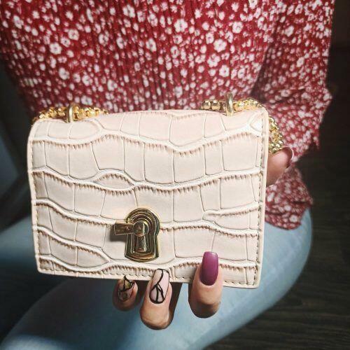 Torebka damska Listonoszka Skóra beżowa PREZENT NA ŚWIĘTA