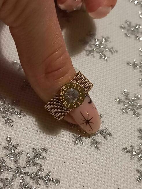 HIT! Pierścionek Bvlgari Siateczkowy złoty 16 PREZENT ŚWIĘTA