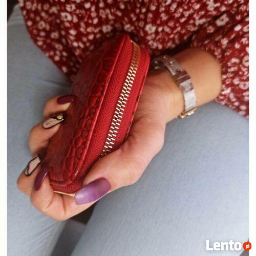 Portfel damski czerwony Fire - Prezent na ŚWIĘTA, SYLWESTRA