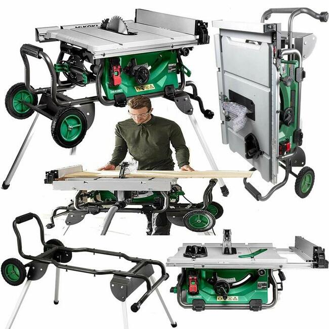 Pilarka Stołowa Piła HIKOKI C10RJ WAZ 254mm + Wózek Bezpyłowa