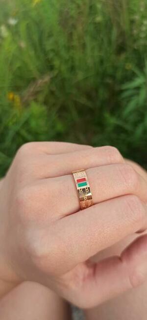 Obrączka Pierścionek Tommy Hilfiger ZŁOTY 15 - PREZENT