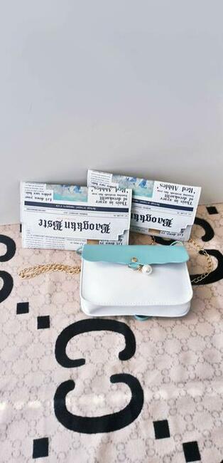 PROMOCJA!!ŚWIĘTA!!Piękne torebki listonoszki!Biały, seledyn.