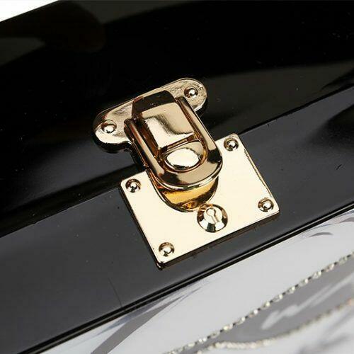 Czarna torebka kuferek designerska Pop Art ŚWIĘTA, SYLWESTER