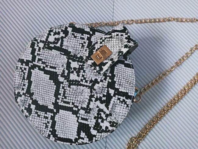 Okrągła Torebka damska Listonoszka - Prezent NA ŚWIĘTA