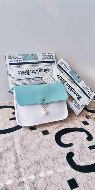 PROMOCJA!!ŚWIĘTA!!Piękne torebki listonoszki!Biały, seledyn.