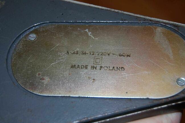 Stara, ładna lampka biurkowa ZAOS St-1. Sprawna. PRL. Vintage.