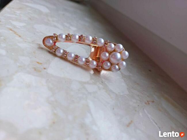 Klamra do włosów z perłami - Idealna na Prezent !