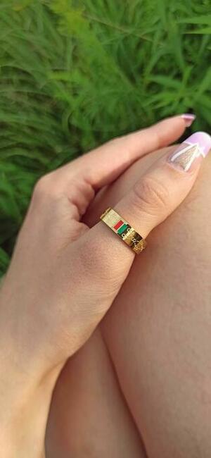 Pierścionek Tommys girl złoty - Prezent NA ŚWIĘTA SYLWESTRA