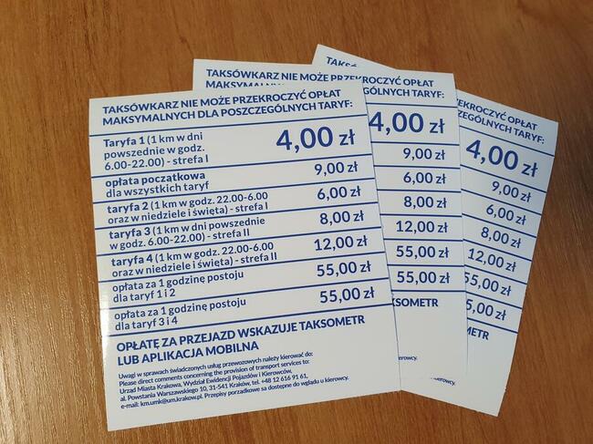 FOLIA przeźroczysta transparentna pod KOGUTA lampę taxi dach