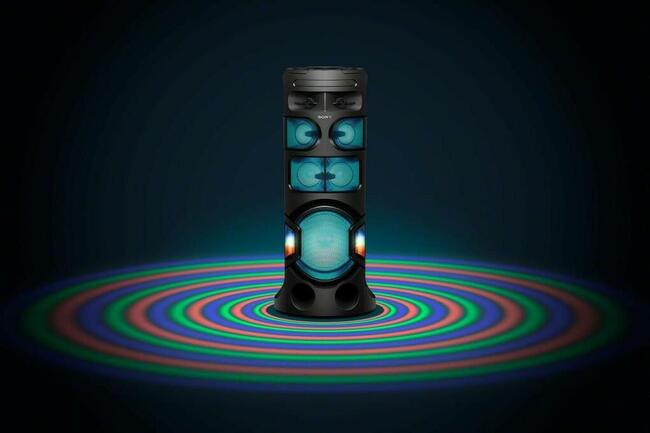 WIEŻA SONY kolumna głośnik nagłośnienie MP3 UBS bluetooth DJ